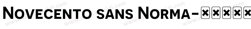 Novecento sans Norma字体转换